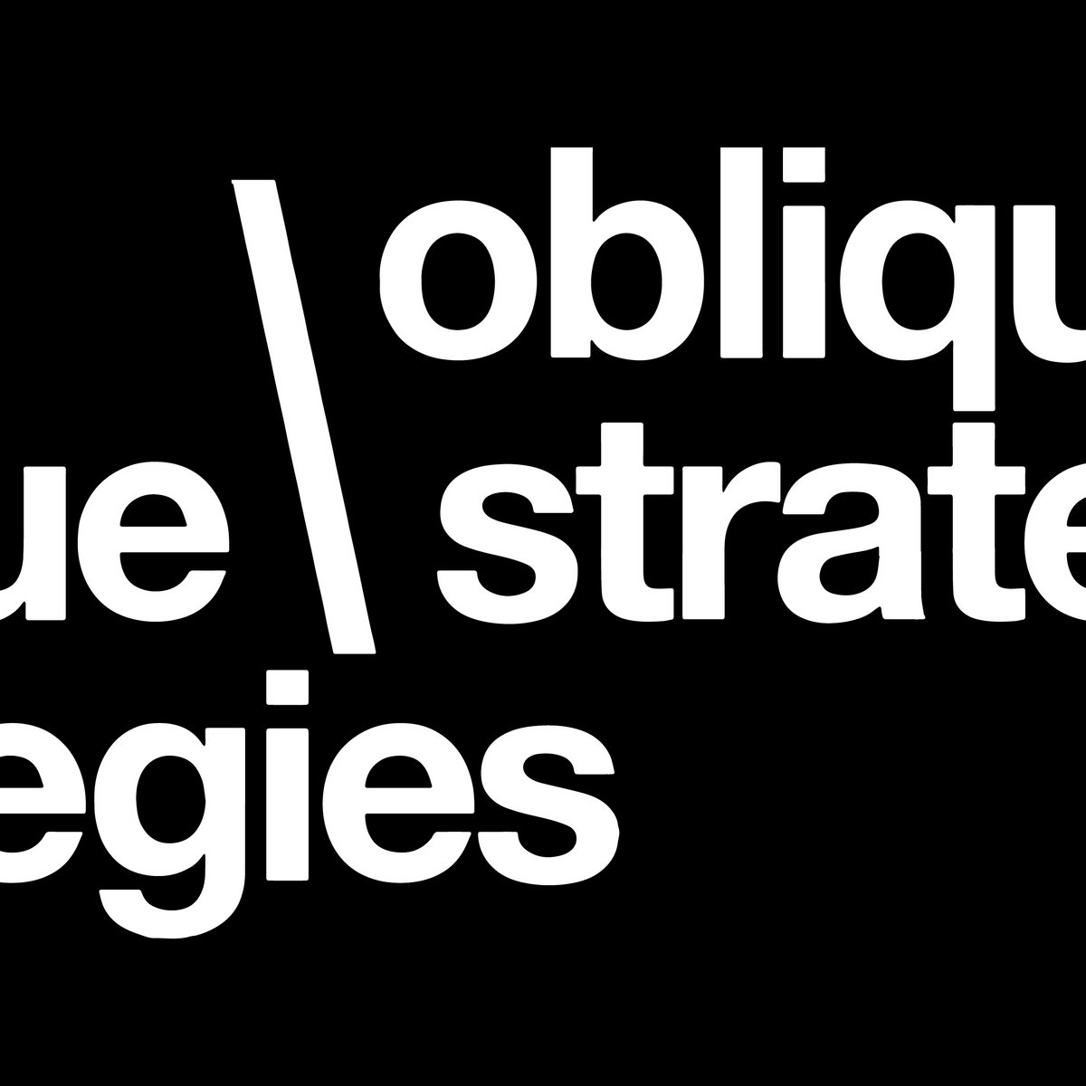 Music | Oblique Strategies