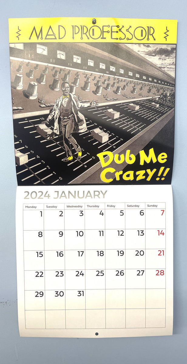 Dub Me Crazy Calendar 2024 Ariwa