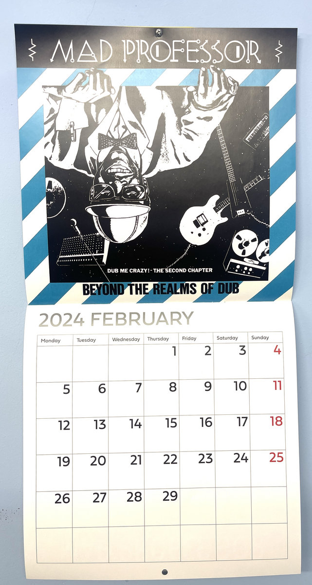 Dub Me Crazy Calendar 2024 Ariwa