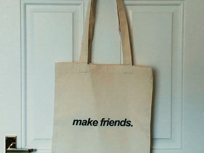 Make Friends Logo Canvas Tote Bag main photo