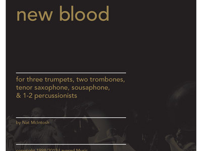 'New Blood' Sheet Music Full Score/Parts + Notation Software Files (.sib, .musx, .mxl) main photo