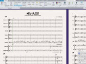 'New Blood' Sheet Music Full Score/Parts + Notation Software Files (.sib, .musx, .mxl) photo 