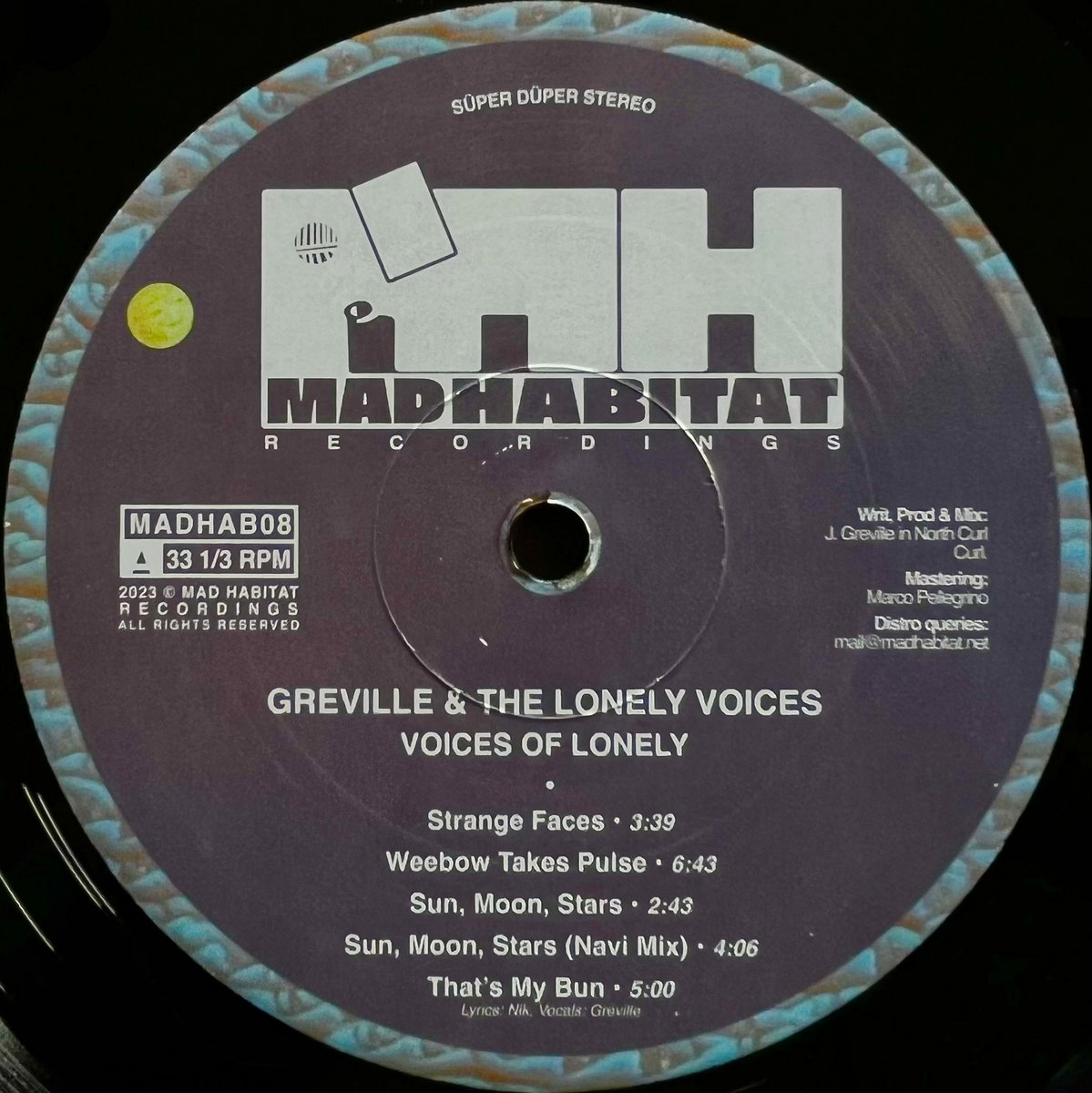 Greville & The Lonely Voices – Voices Of Voices of Lonely | Greville & The Lonely Voices | Mad Habitat