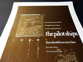 Pilot Ships "There Should Be an Entry Here" Original 1997 Screen Printed Poster photo 