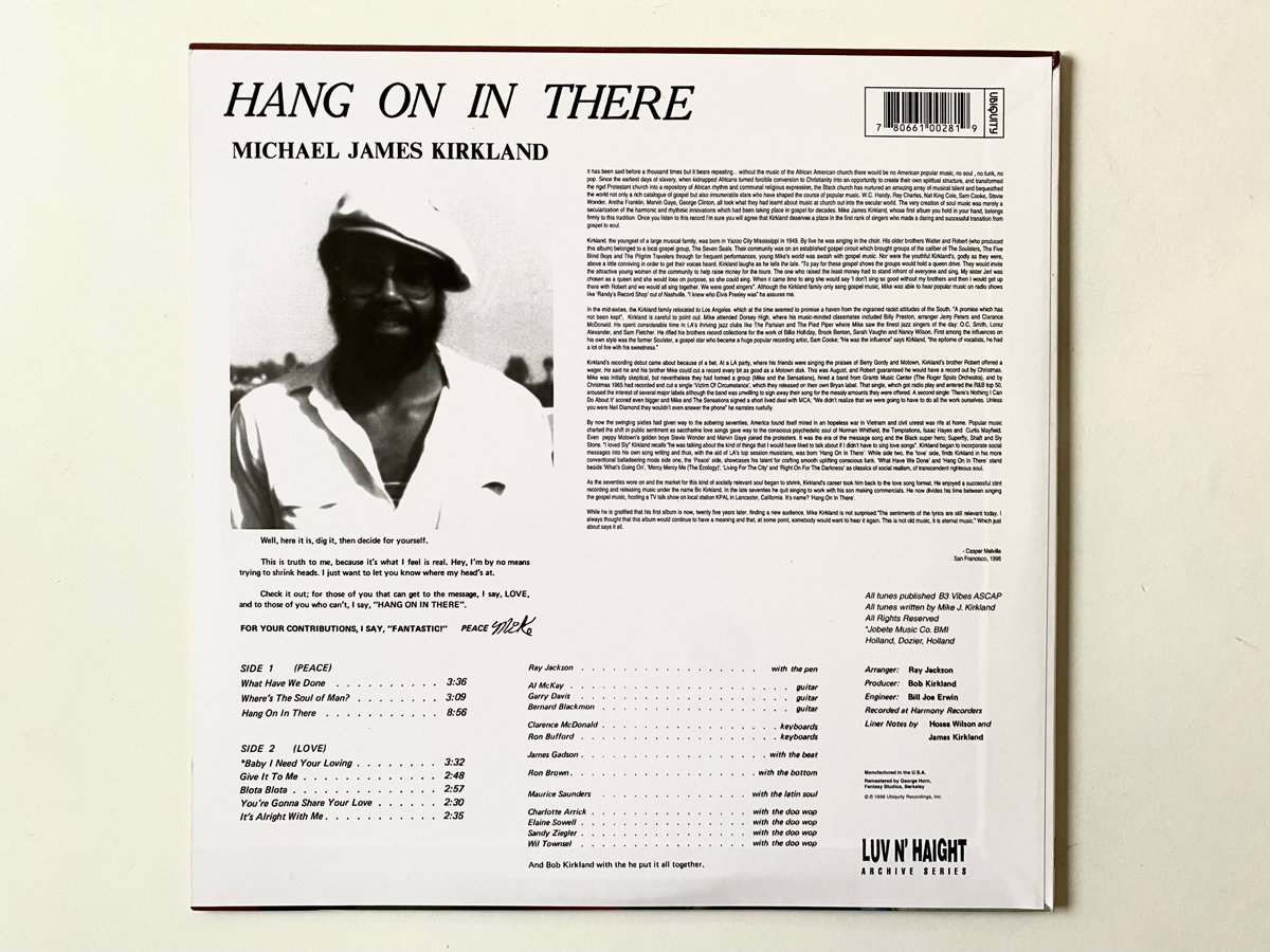 Hang On In There | Mike James Kirkland