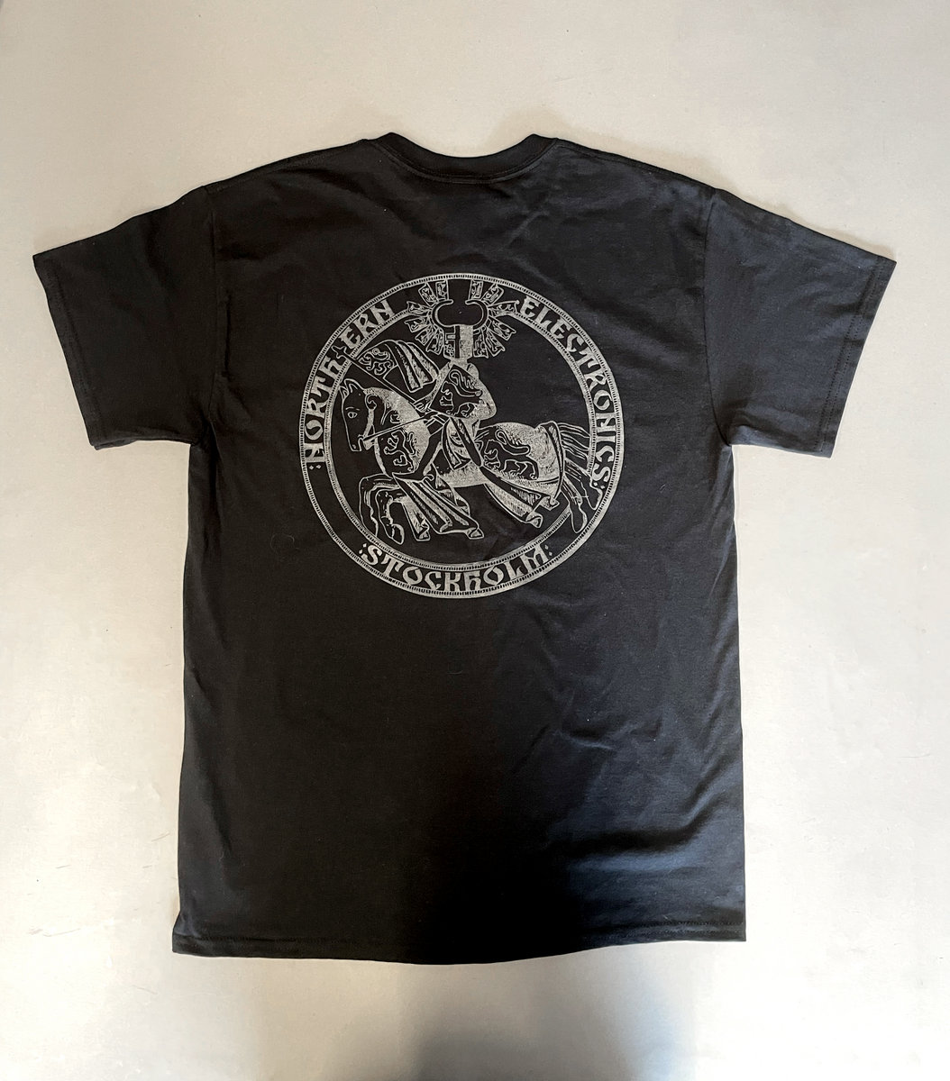 Reflective Print Black T Shirt Northern Electronics reflective-print-black-t-shirt-northern-electronics