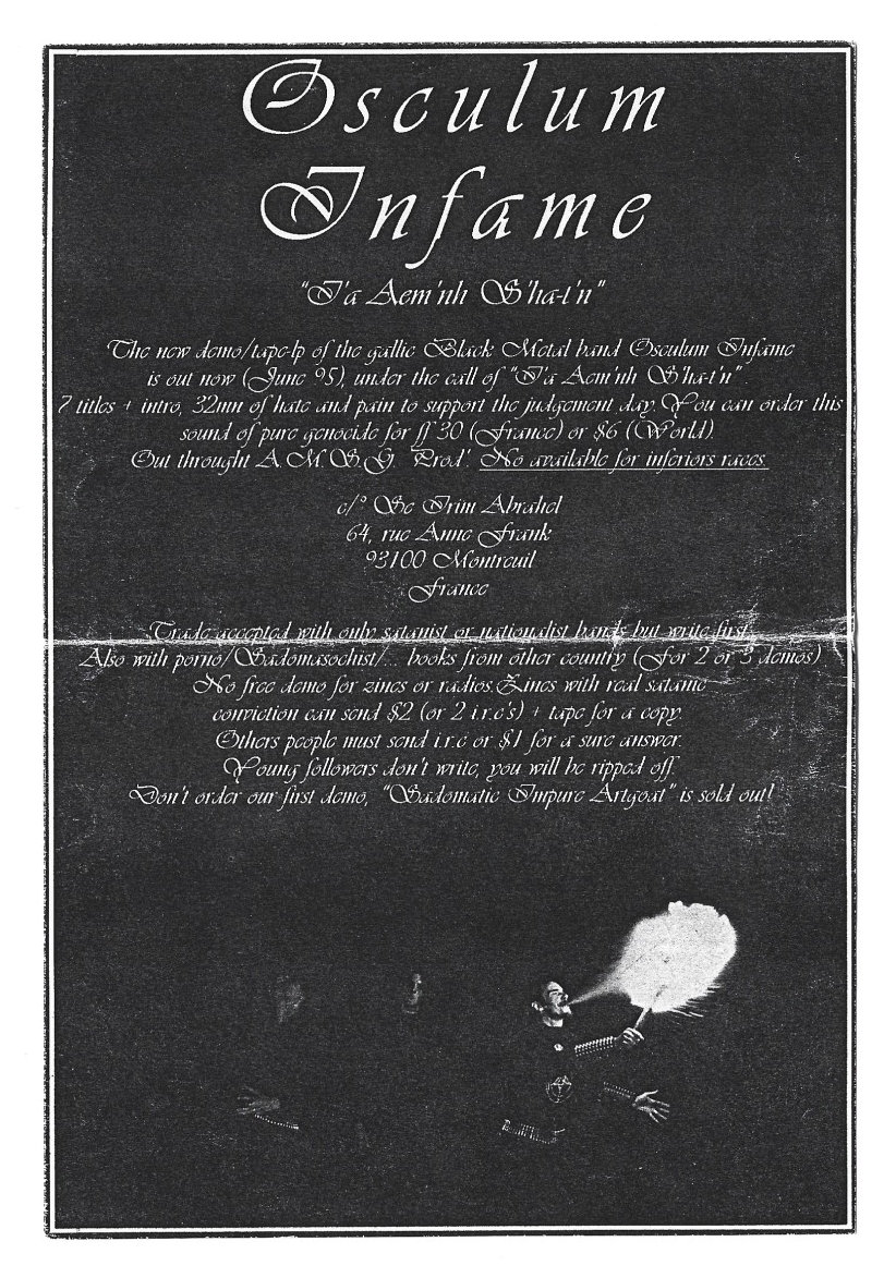 I'a Aem'nh S'ha-t'n | Osculum Infame | hailfathersatan95