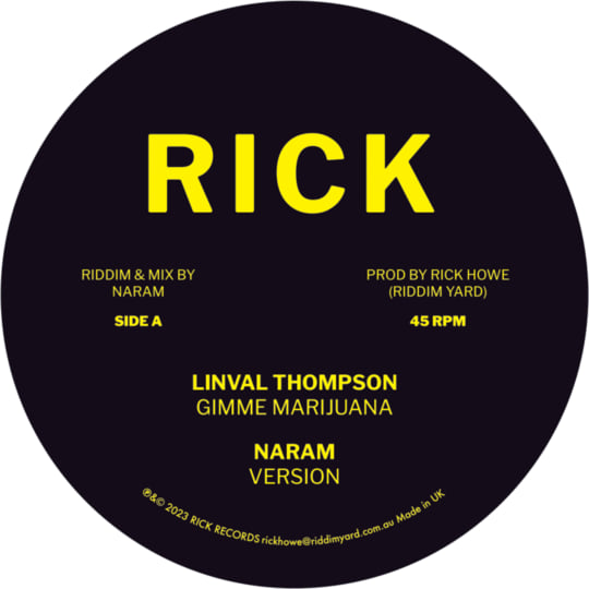 ジャマイカ7” Linval Thompson  Jordan none Roots From The Yard /00050 Barrington Levy, Linval Thompson, Earth & Stone, Etc