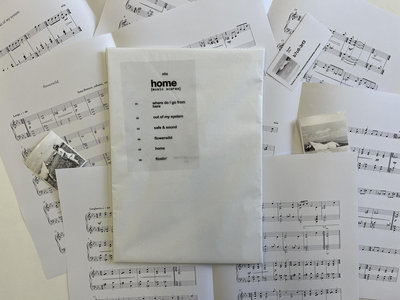 Limited Edition of Piano Music Scores of "home" by sTia main photo