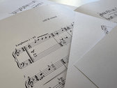 Limited Edition of Piano Music Scores of "home" by sTia photo 