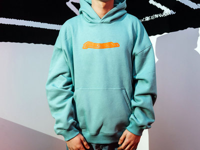 CUSTOM® oversized turquoise hoodie main photo