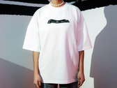 CUSTOM® white/black oversized t-shirt photo 