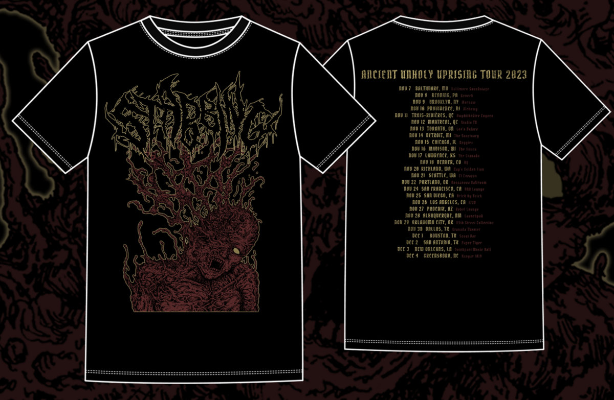 Ancient Unholy Uprising Tour T-Shirts