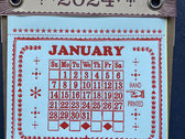 Limited Edition 2024 Jalopy Records Letterpress Calendar! photo 