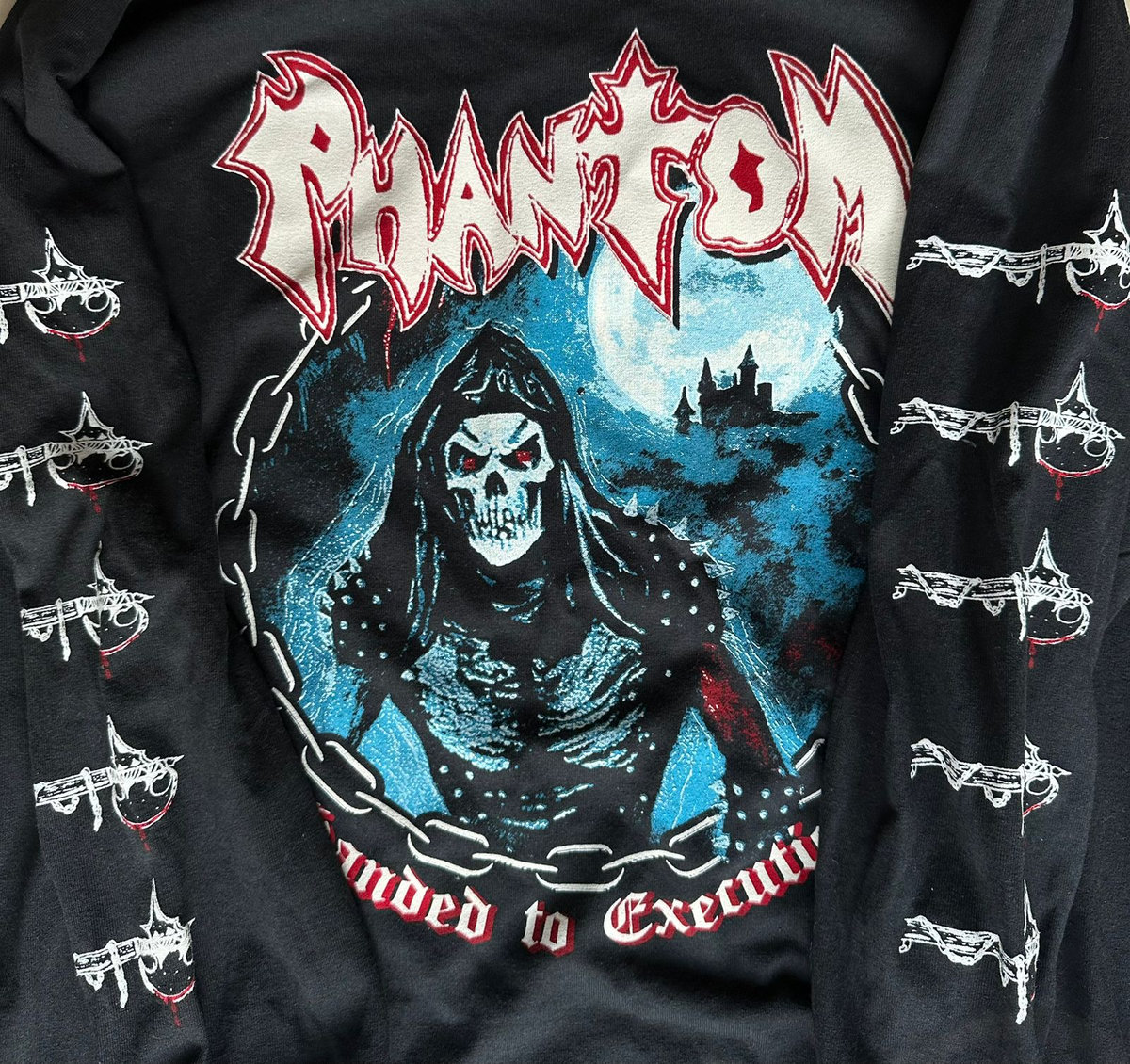 No.1153 ☆横振り刺繍パッチ☆ LAST PHANTOMS No.1153 ☆横振り刺繍パッチ☆ LAST PHANTOMS No.1153 ☆横振り刺繍