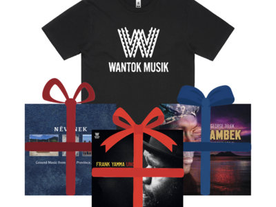 Gold Bundle: Black Wantok T-shirt + 3 Albums main photo