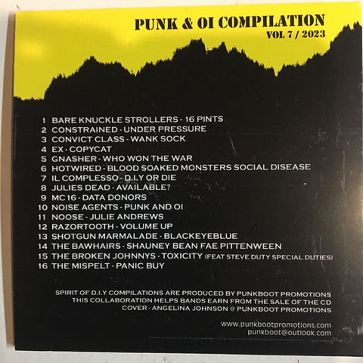 Spirit of DIY - Punk & Oi Compilation CD | Punkboot Promotions - Punk ...