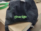 Fran Lobo- Limited Edition Embroided Black/Neon Green Tricks Cap photo 