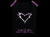 'why do you want me at all' Anniversary Poster Print (DinA3) photo 