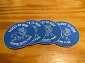 TTR PA Punk "Roller King" Logo Stickers photo 