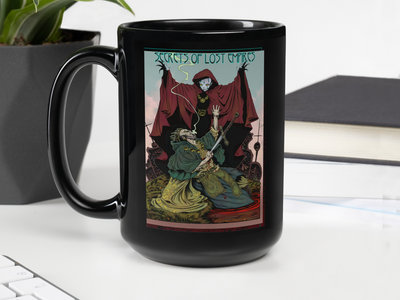 Coffee Mug featuring "Payment Due" illustration main photo
