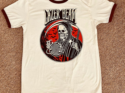 Grim Reaper T Shirt White And Red Ring Cuff Lazer Beam main photo
