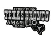 Terry Funk 1983 Texas Bronco Logo Iron-on Embroidered Patch photo 
