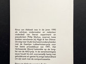 Rinus van Alebeek - Verveling als deugd (paperback) photo 