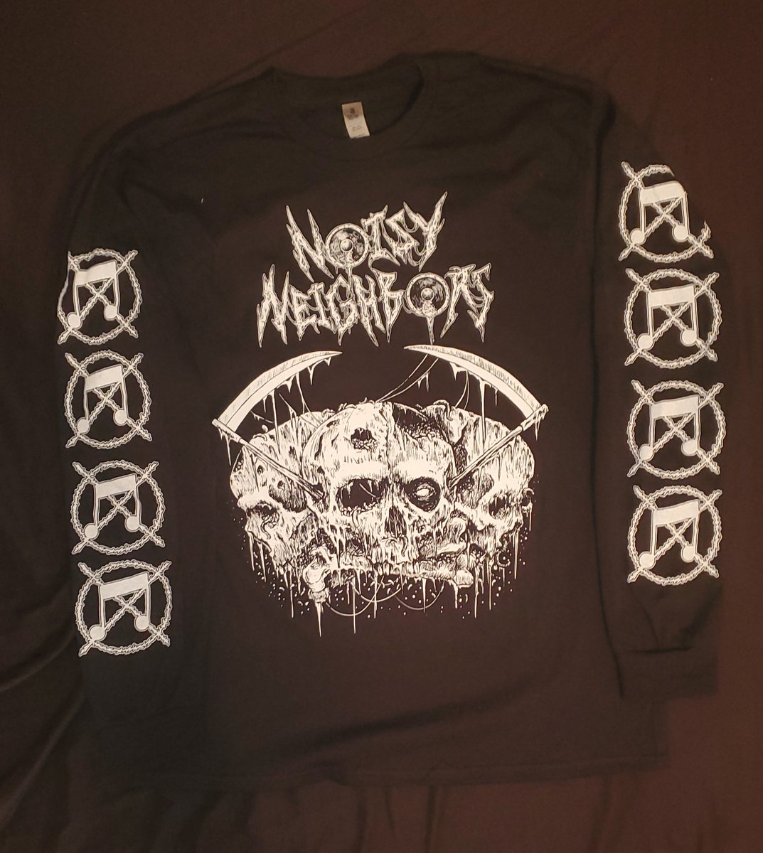 Scythe Longsleeve T-Shirt (S-XL) | Noisy Neighbors