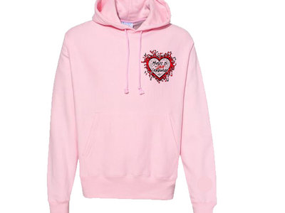 Music Is My Love Language Light Pink Hoodie (Front & Back) main photo