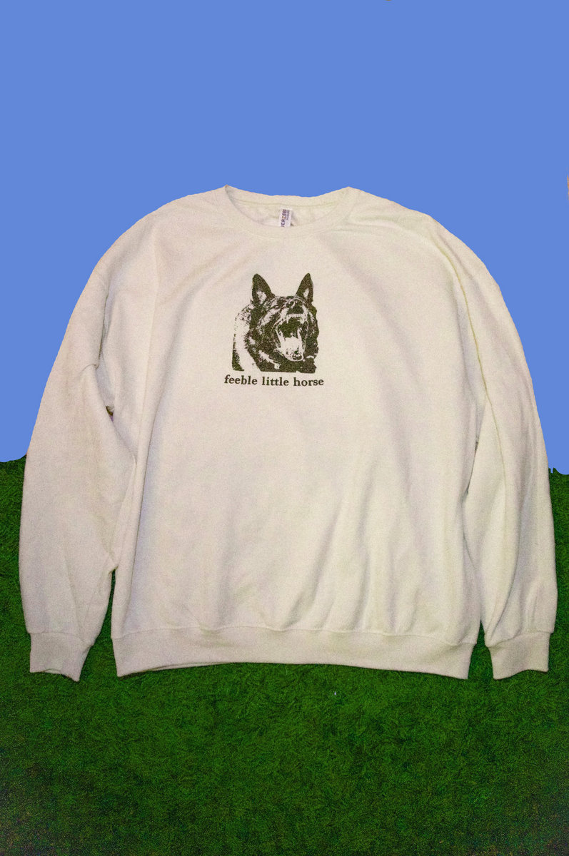 [ STIGMA ]★DOGGY OVERSIZED CREWNECK I like dogs. | Core Crewneck | Faded Green | Unisex – Diogie