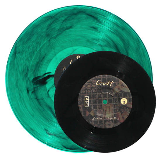 GUILT Bardstown Ugly Box LP 7” Orange Black Swirl Vinyl 77