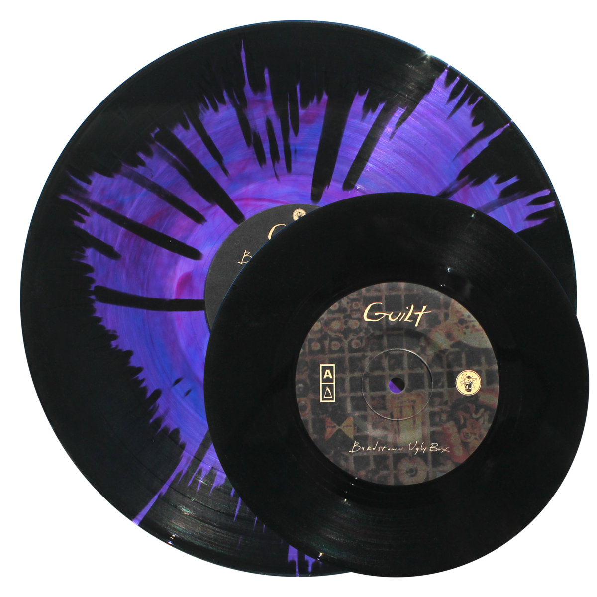 GUILT Bardstown Ugly Box LP 7” Orange Black Swirl Vinyl 77