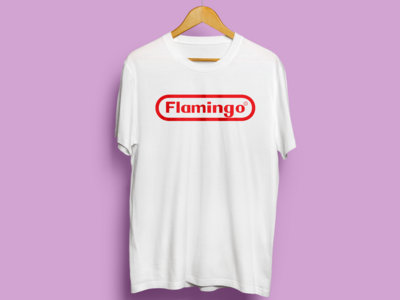 My Pet Flamingo x Nintendo Logo T-Shirt [Short Pre-Order, LAST FEW] main photo