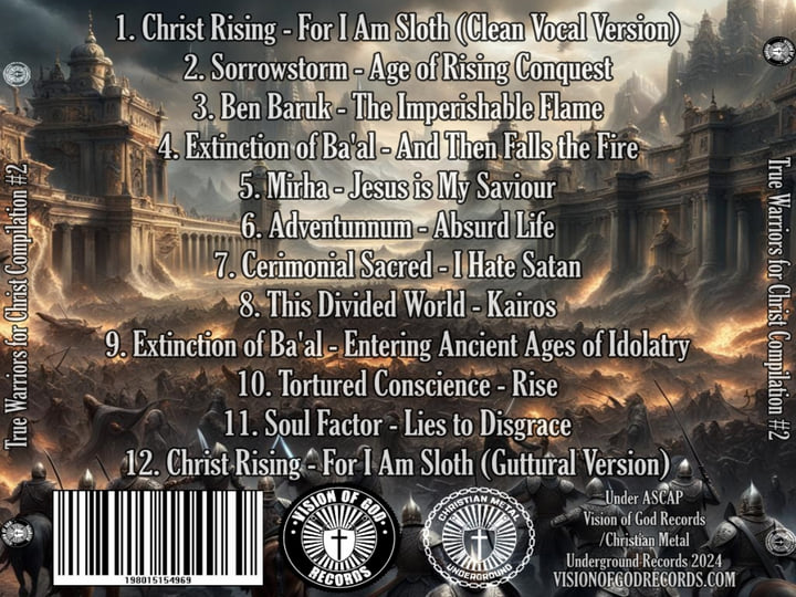 True Warriors for Christ Compilation #2 | Vision of God Records