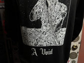 Black " A Void" Pullover Hoodie photo 