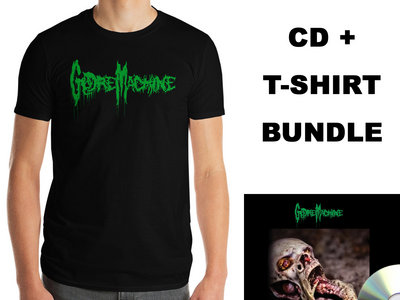 Gore Machine - Logo Black T-Shirt + CD Bundle main photo