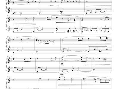 "Una Danza Per Te" for piano and vibraphone (PDF) main photo
