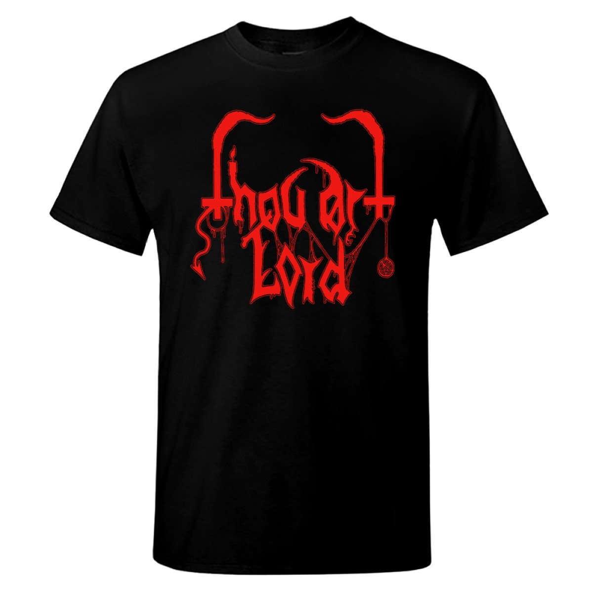 Merch Red Writing Red Logo T-Shirt | Metal Merch