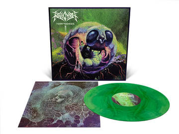 Teratogenesis LP (Reissue) (Kelly Green and Yellow Galaxy Effect Merge), image 1
