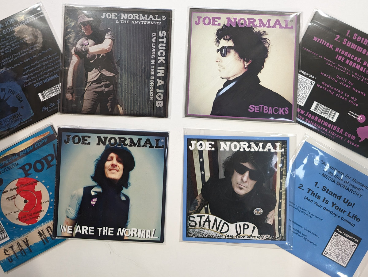 4 Pack of CD Singles (8 songs) | Joe Normal