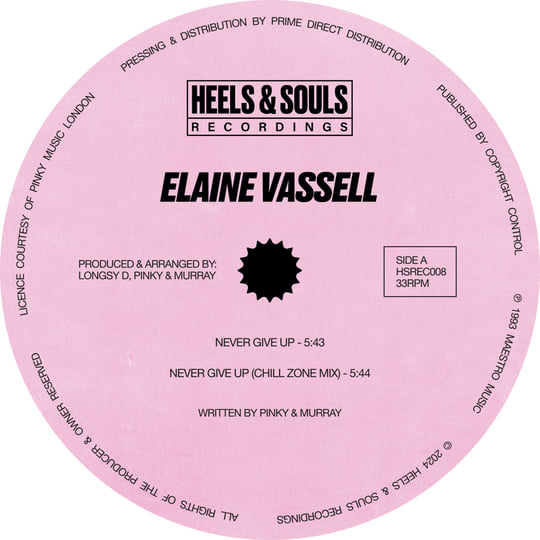 Never Give Up / You Stole My Heart [HSREC008] | Elaine