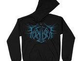 "Artificial Bouquet: Logo" Premium Black Hooded Sweatshirt photo 