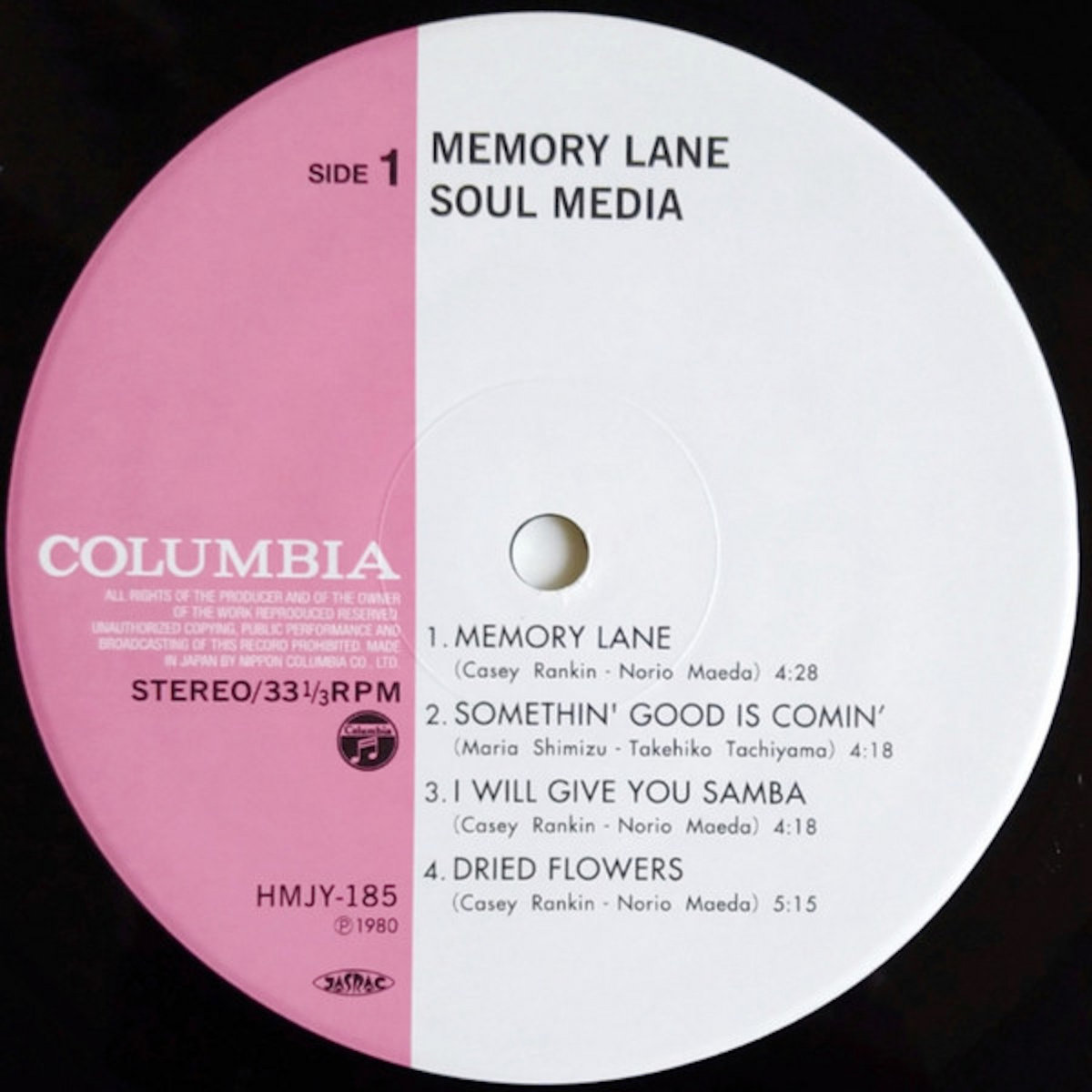 🇯🇵 JAPAN IMPORT, VINYL ONLY 🇯🇵 Soul Media – Memory Lane