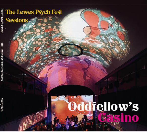 Floyd Festival Venue with Colorful Lights