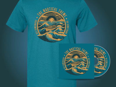 BUNDLE - "Get Somewhere / Do Something" Boat and Waves T-Shirt and Dual EP CD main photo