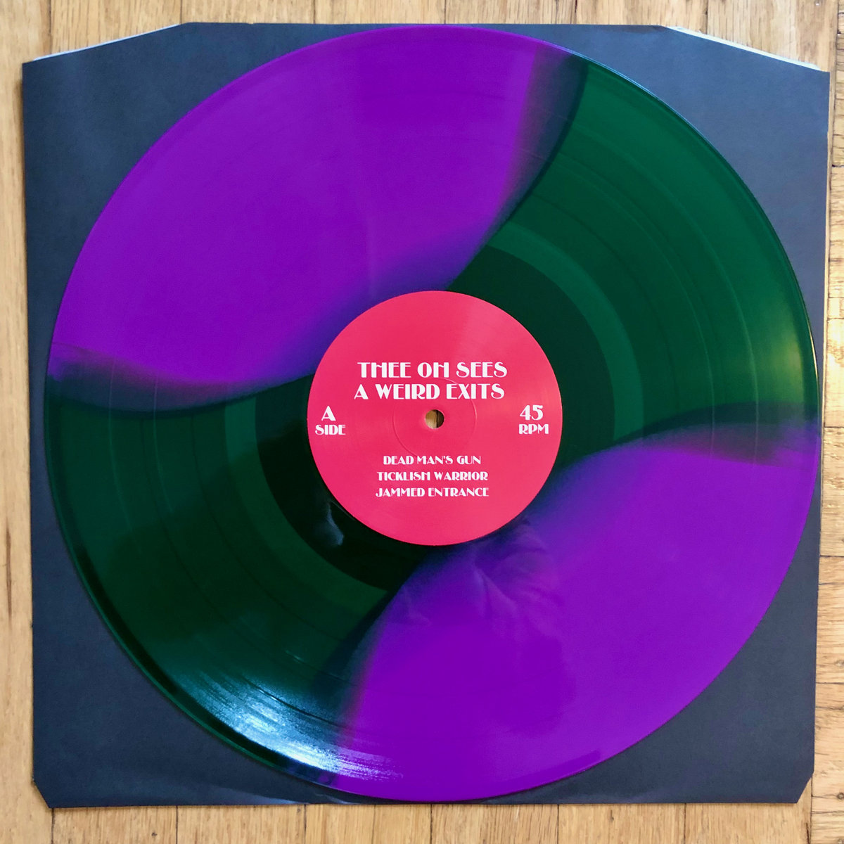 輸入2x12” Thee Oh Sees A Weird Exits CF080 CASTLE FACE /00500 Thee Oh Sees A Weird Exits - Green Vinyl UK 2-LP vinyl set