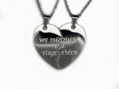“We Should Be Together" Broken Heart Necklace Sets photo 