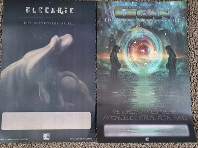 Ulcerate The Destroyers of All x Gigan Quasi-Hallucinogenic Poster Combo main photo