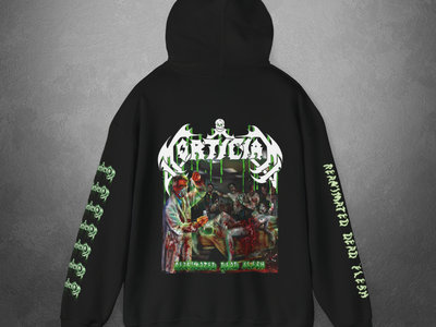 Mortician Reanimated Dead Flesh Hoodie with Sleeve Prints main photo
